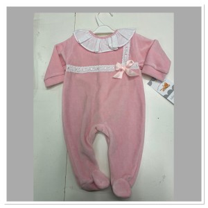 Pyjama rose brodé au prenom